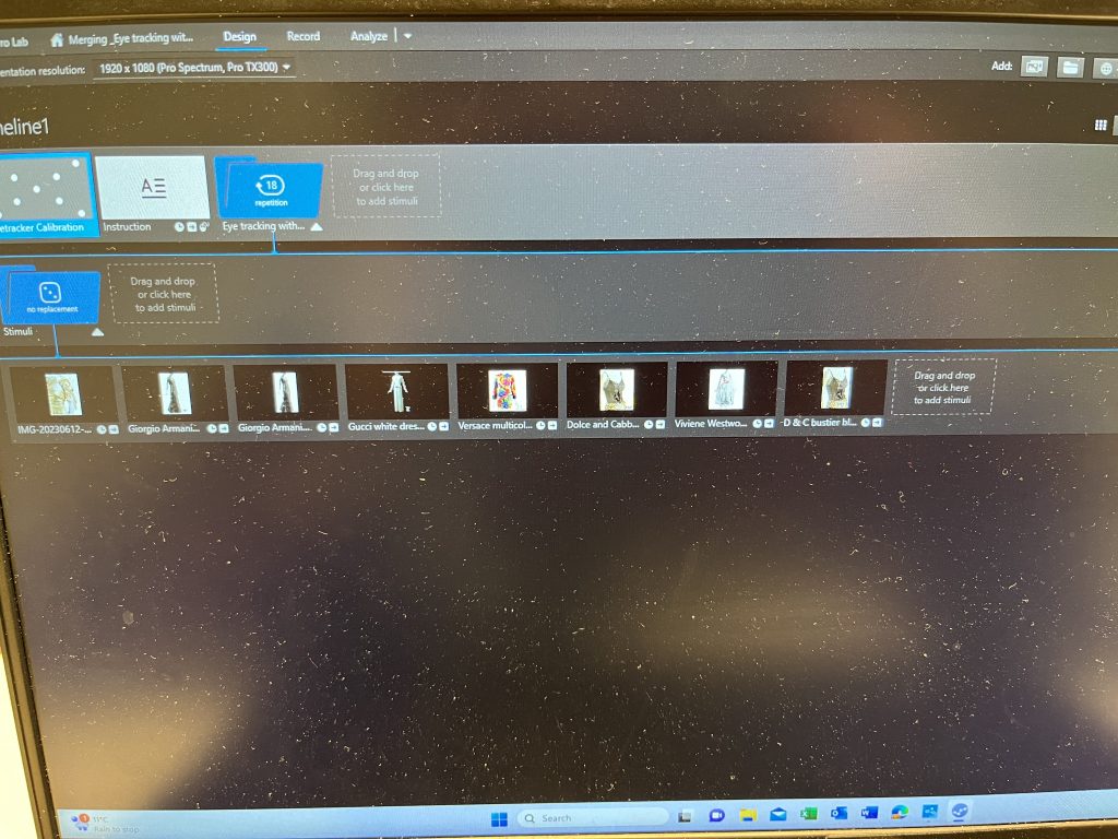 Eye tracking technology and timeline