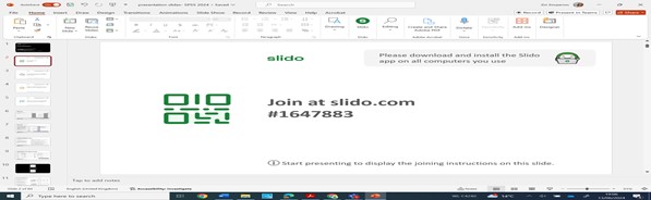 Slido QR code